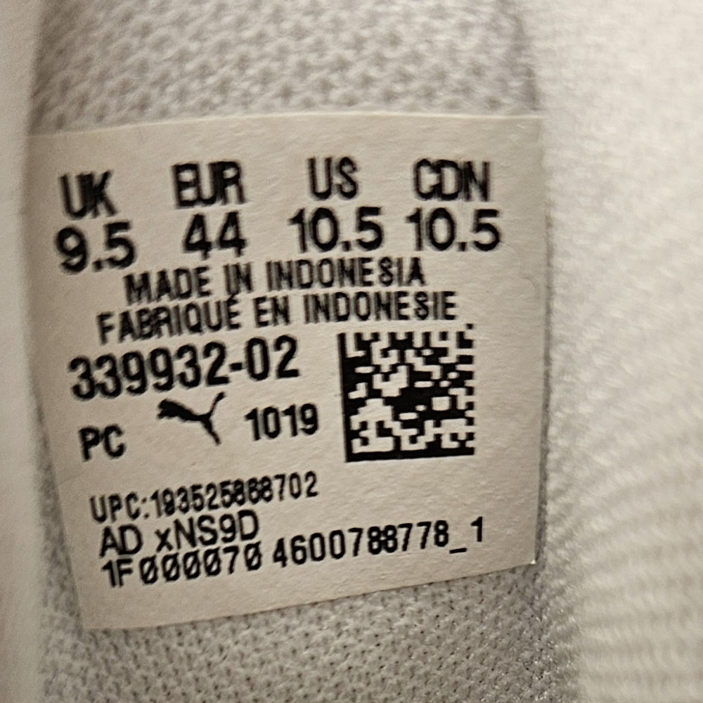 Puma BMW Motorsport Future Cat Mid Driving Shoes Mens 10.5 White - Picture 10 of 11